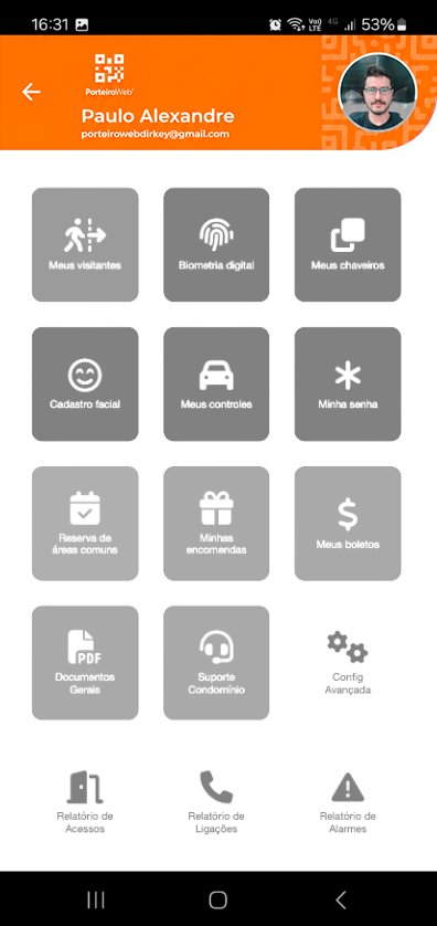 Menu principal com todos os recursos do Avalon One